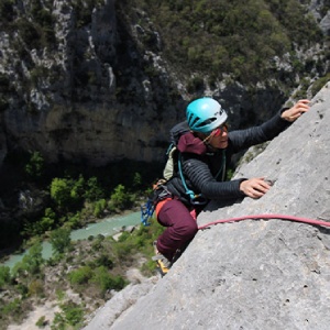 Piton givré dans les Hautes-Alpes